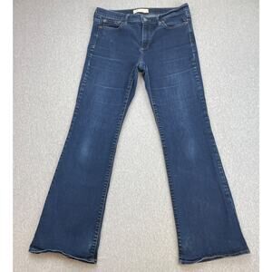 Gap 1969 Jeans Womens 32R Blue Denim Cotton Blend Stretch Mid Rise Bootcut